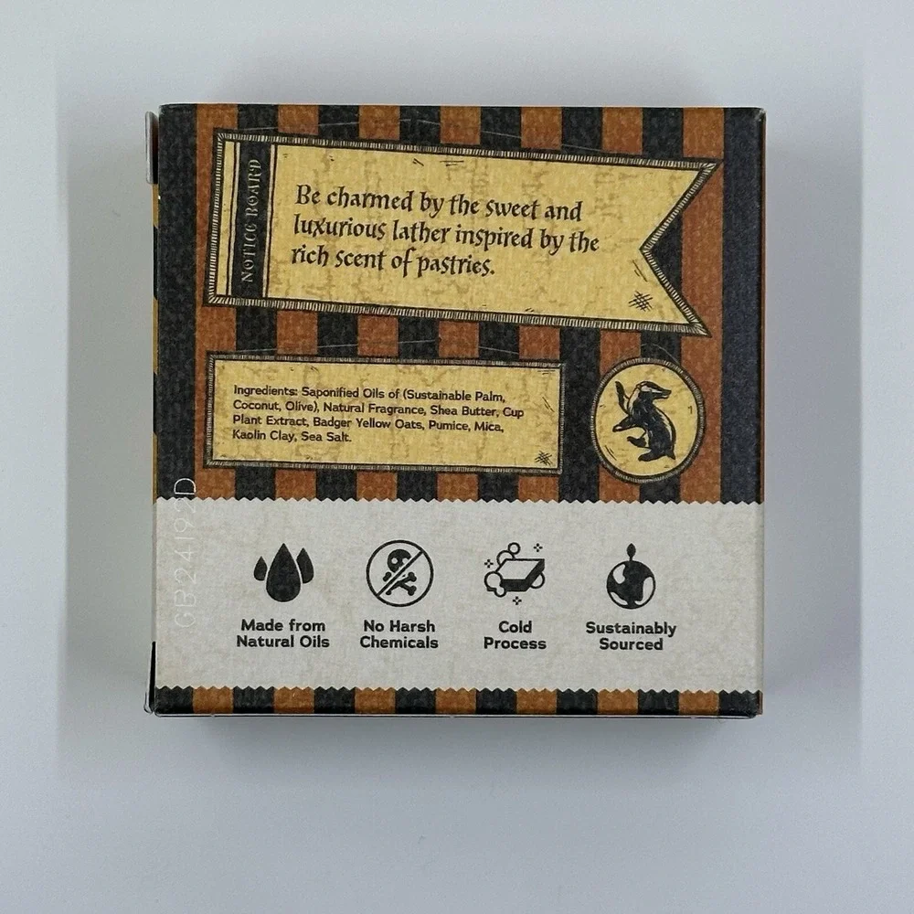 Hufflepuff Dr Squatch Ltd Ed. Soap Harry Potter Lather Of The Loyal Med Grit 5oz